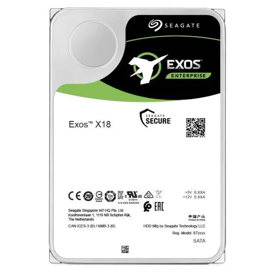 18Tb Seagate Exos X18 St18000nm000j 7200Rpm 256Mb Ent.