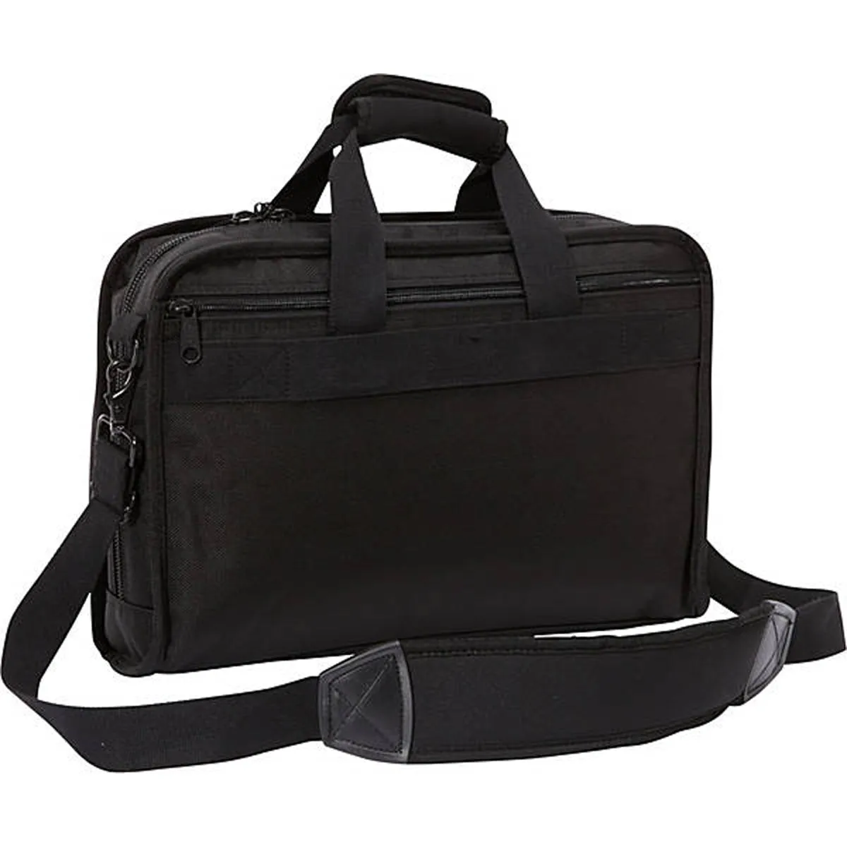 A. Saks Ballistic Nylon Organizer Briefcase