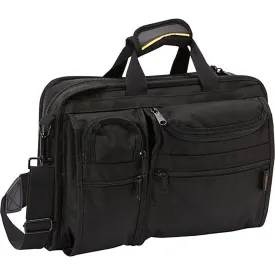 A. Saks Ballistic Nylon Organizer Briefcase