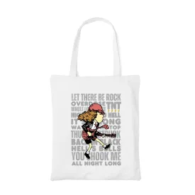 AC/DC Tote Bag - Rock Anthems