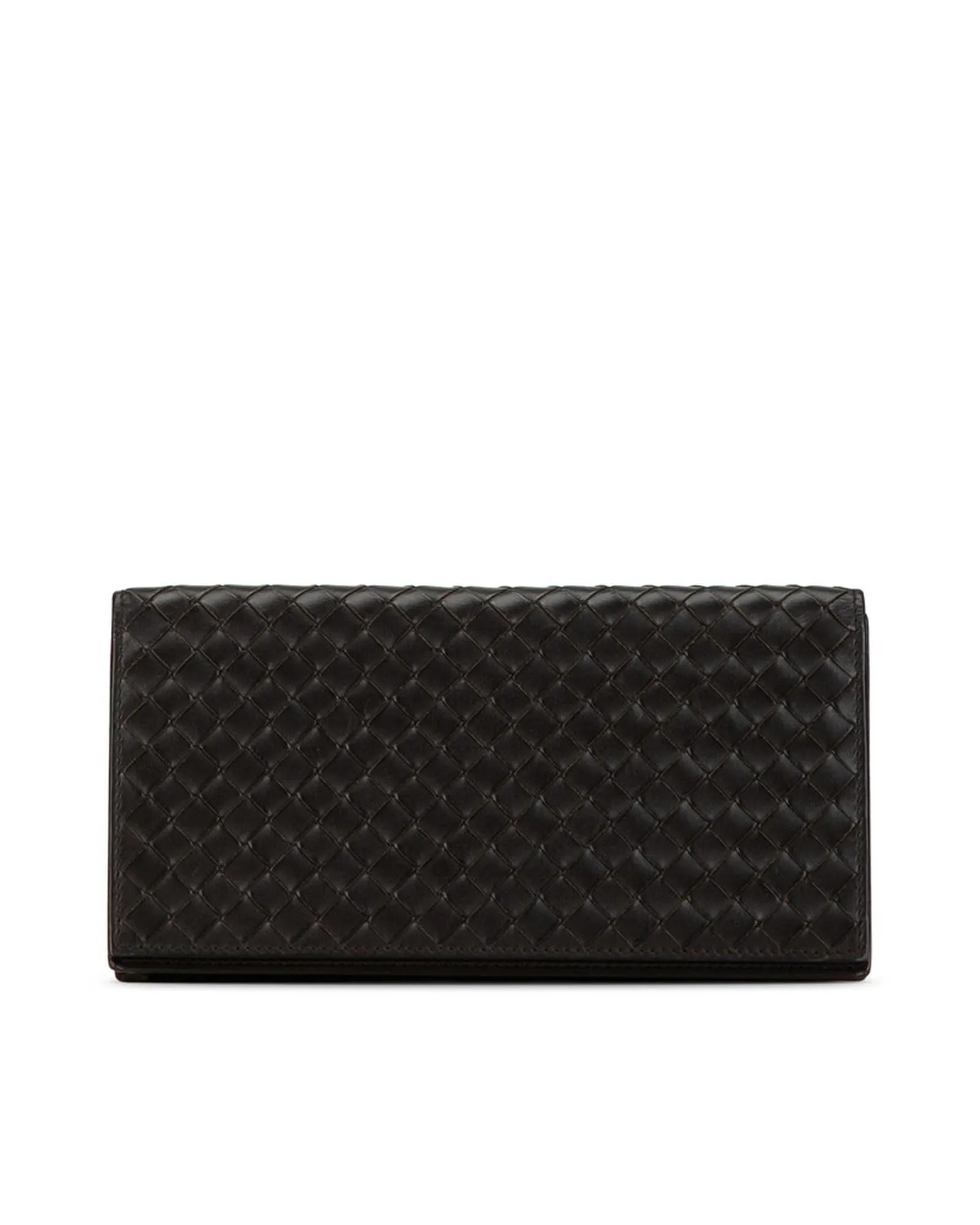 Authentic Bottega Veneta Leather Long Wallet in Very Good Condition