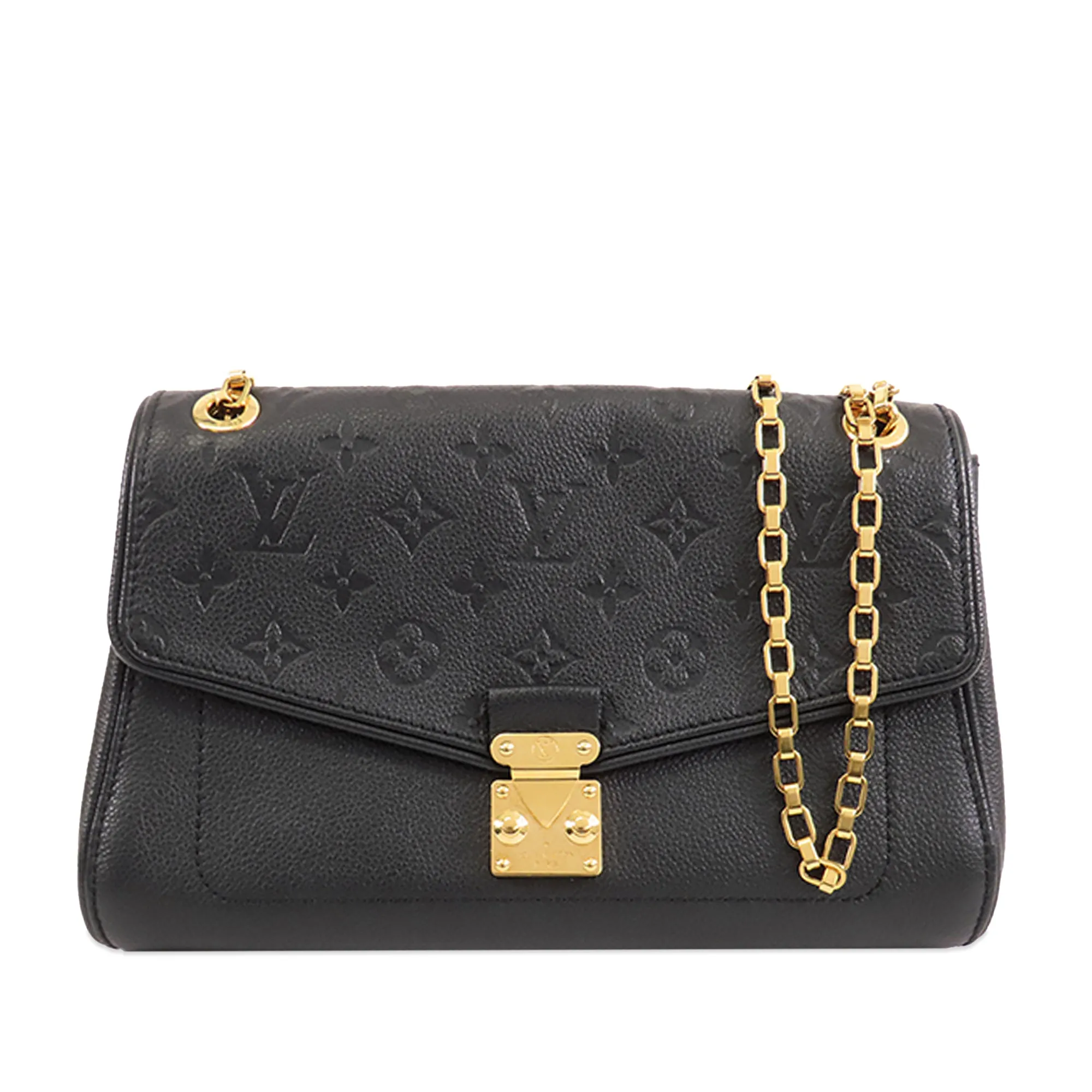 Black Louis Vuitton Monogram Empreinte Saint Germain PM Shoulder Bag