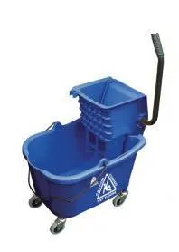 Blue General Use Mop Bucket & Wringer Combo - 36 Quart