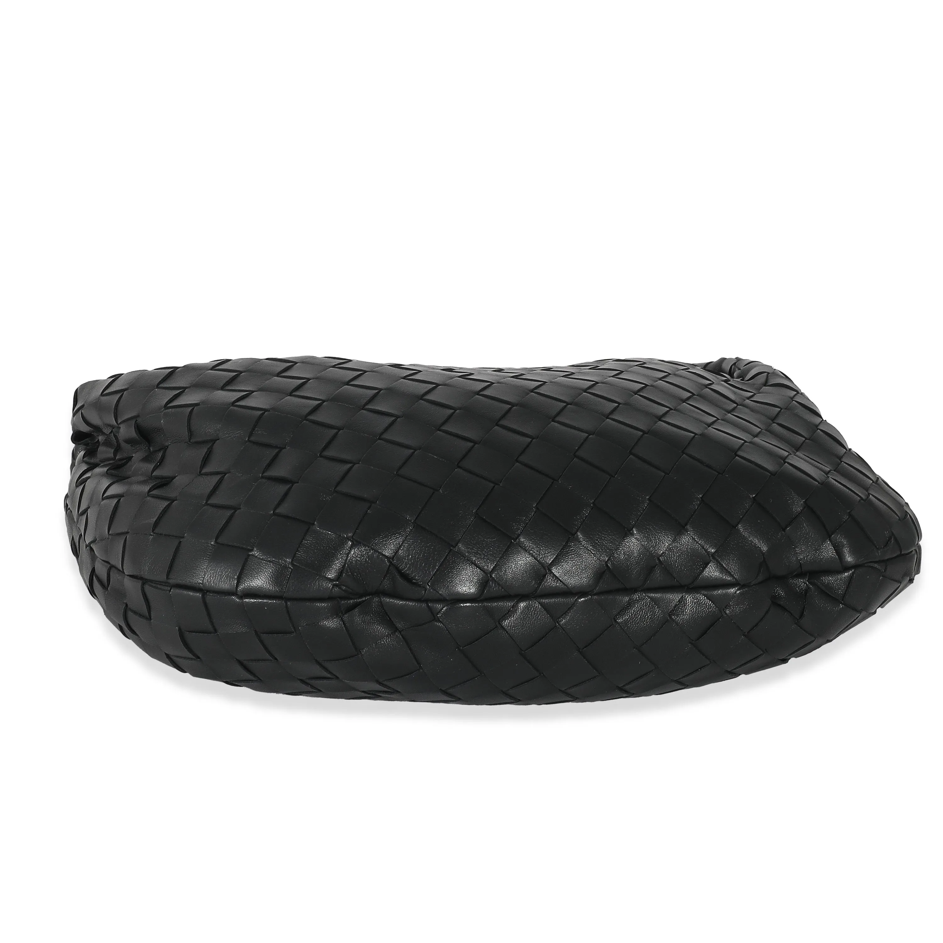 Bottega Veneta Black Intrecciato Lambskin Teen Jodie