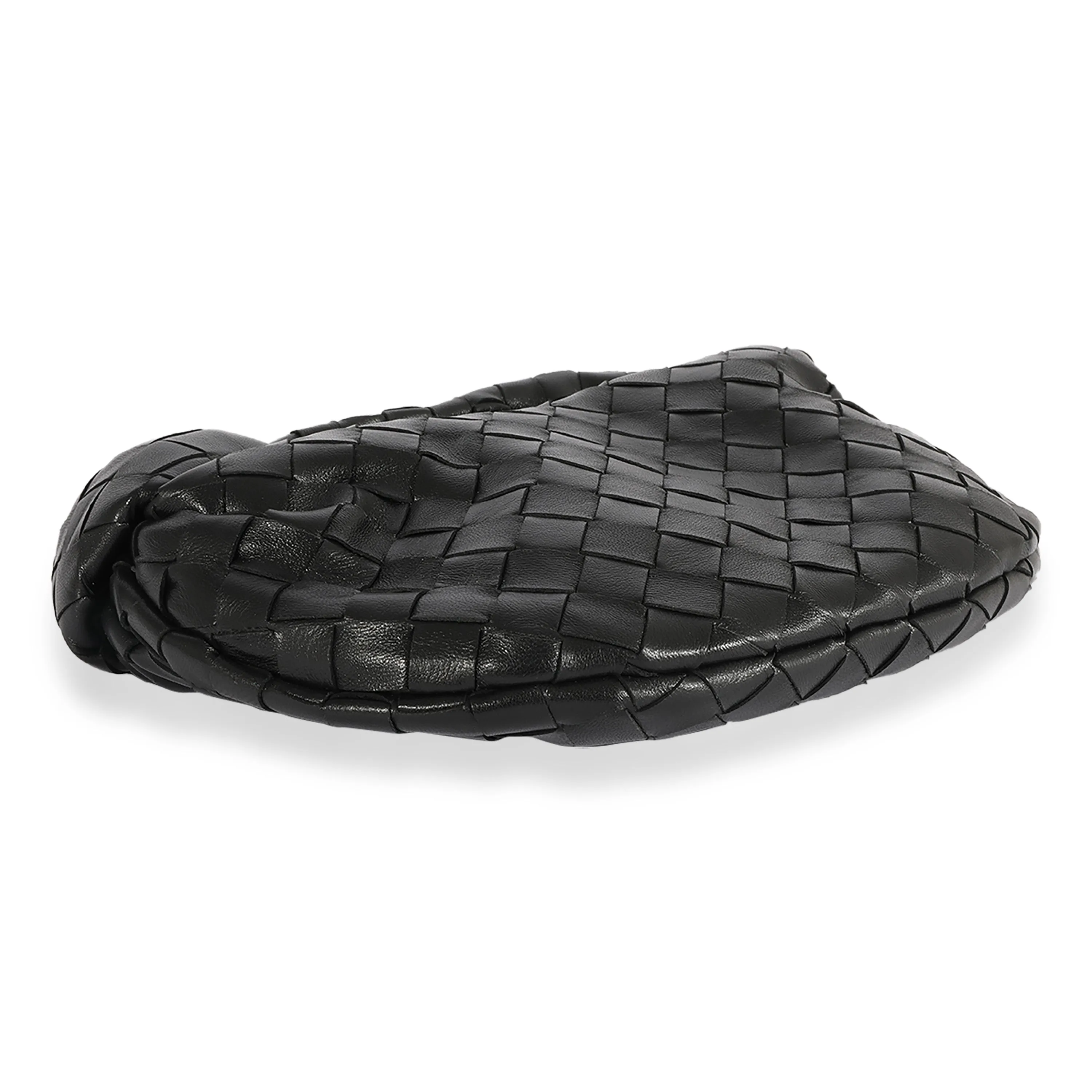 Bottega Veneta Black Intrecciato Leather Mini Jodie