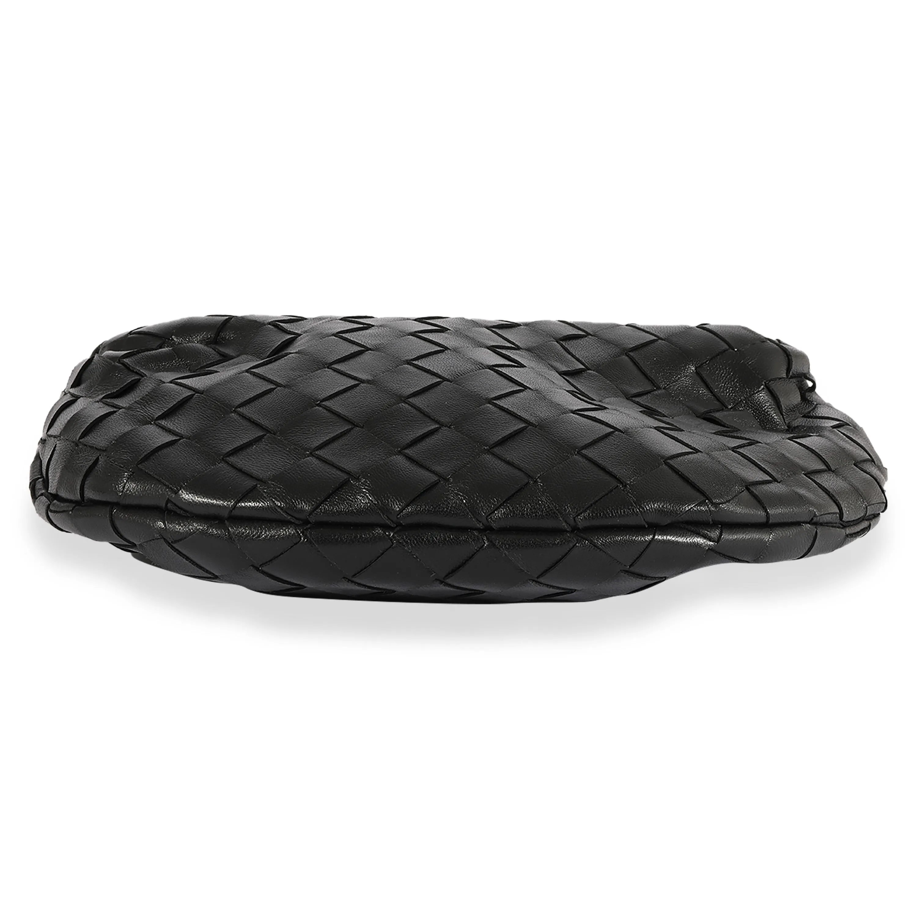 Bottega Veneta Black Intrecciato Leather Mini Jodie