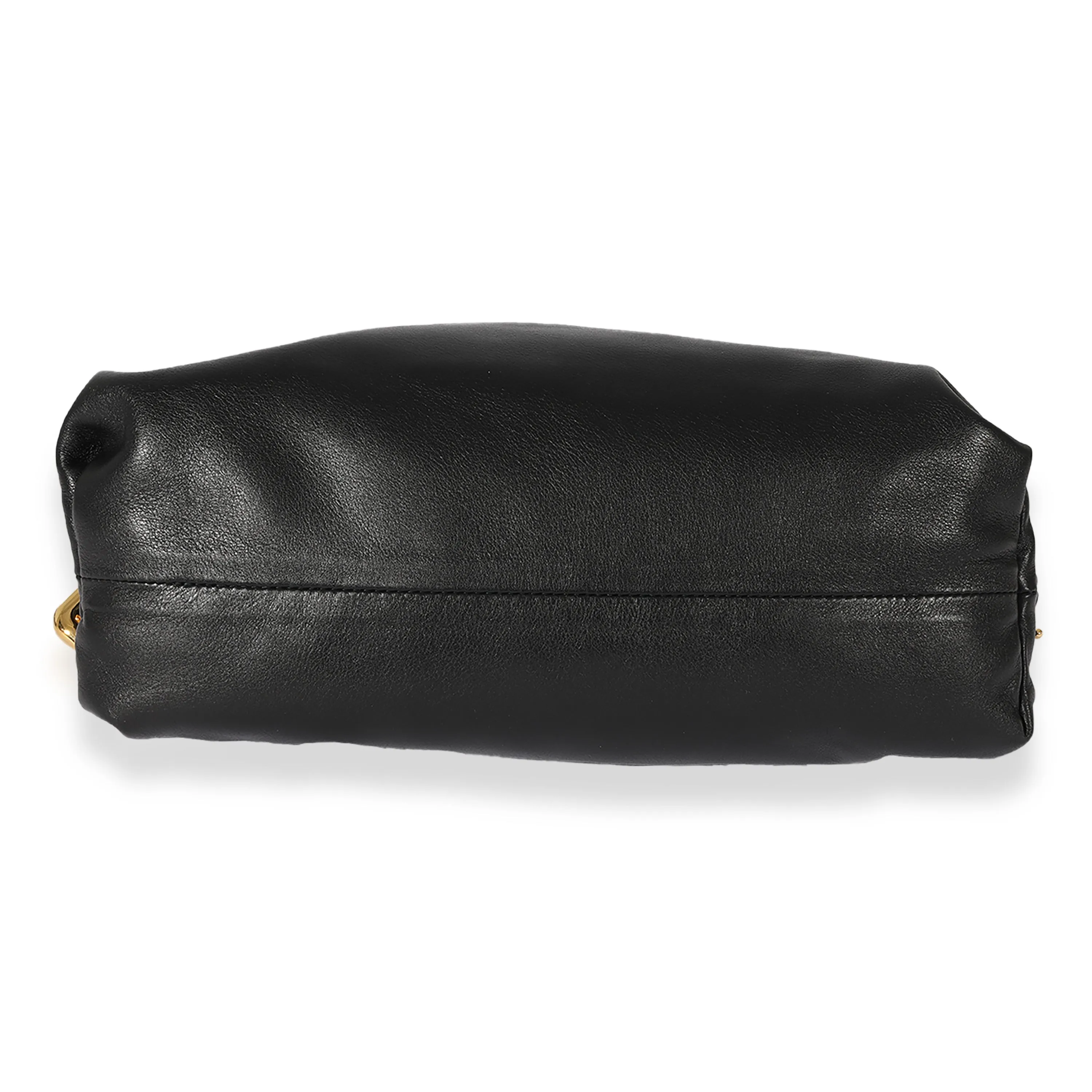 Bottega Veneta Black Lambskin Chain Pouch