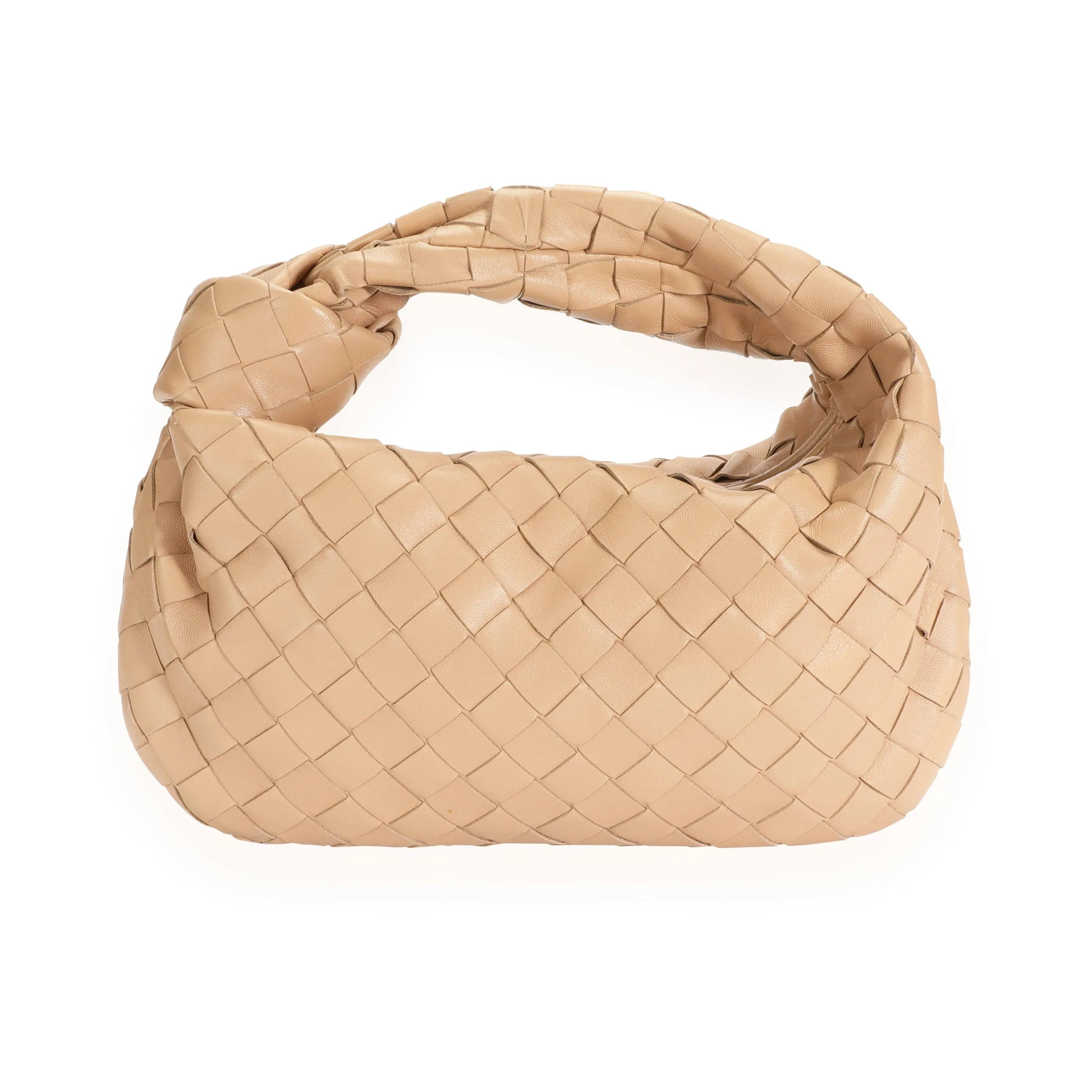 Bottega Veneta Cipria Intrecciato Leather Mini Jodie Bag