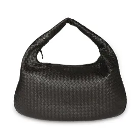 Bottega Veneta Ebano Intrecciato Leather Large Veneta Bag