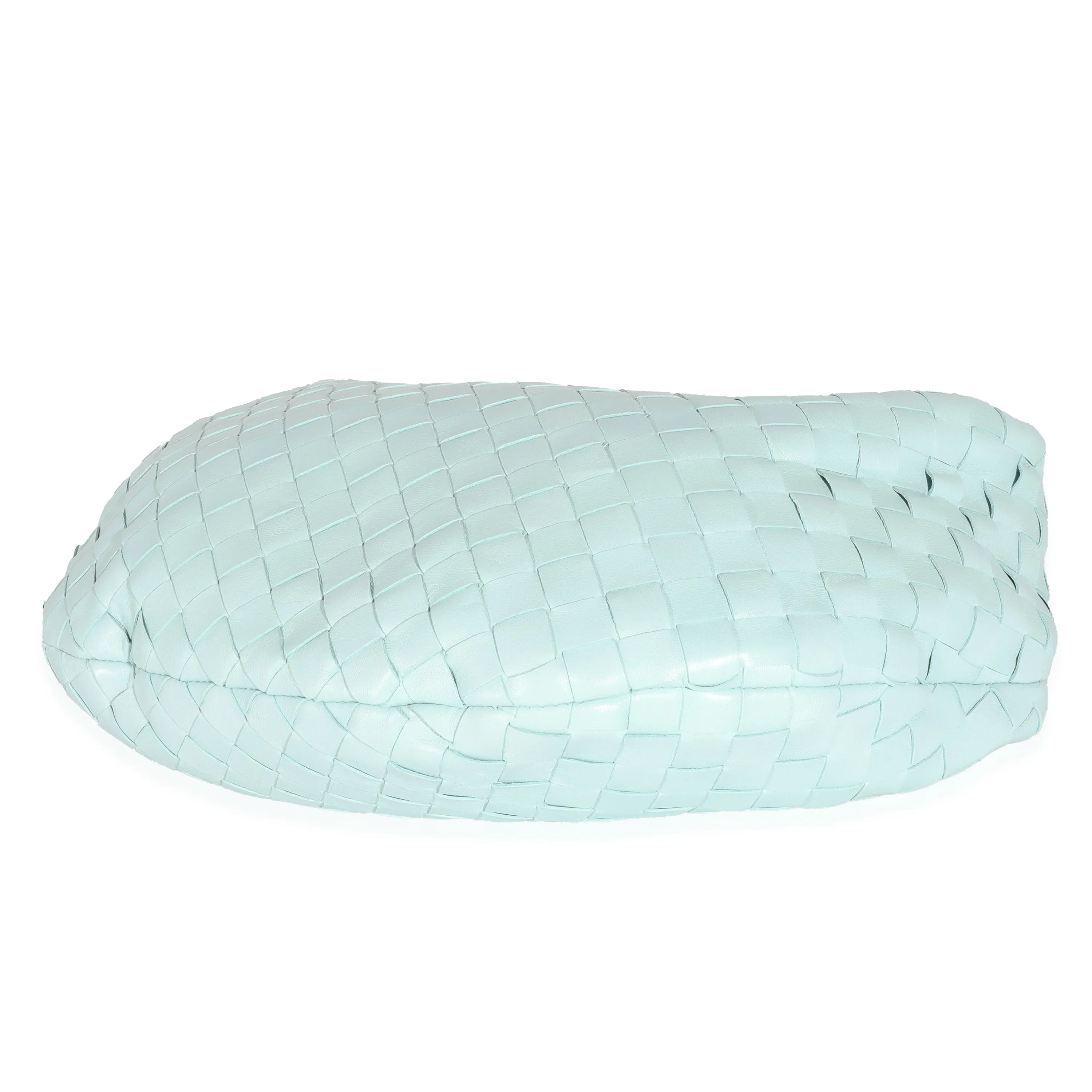 Bottega Veneta Nappa Teal Washed Intrecciato Teen Jodie