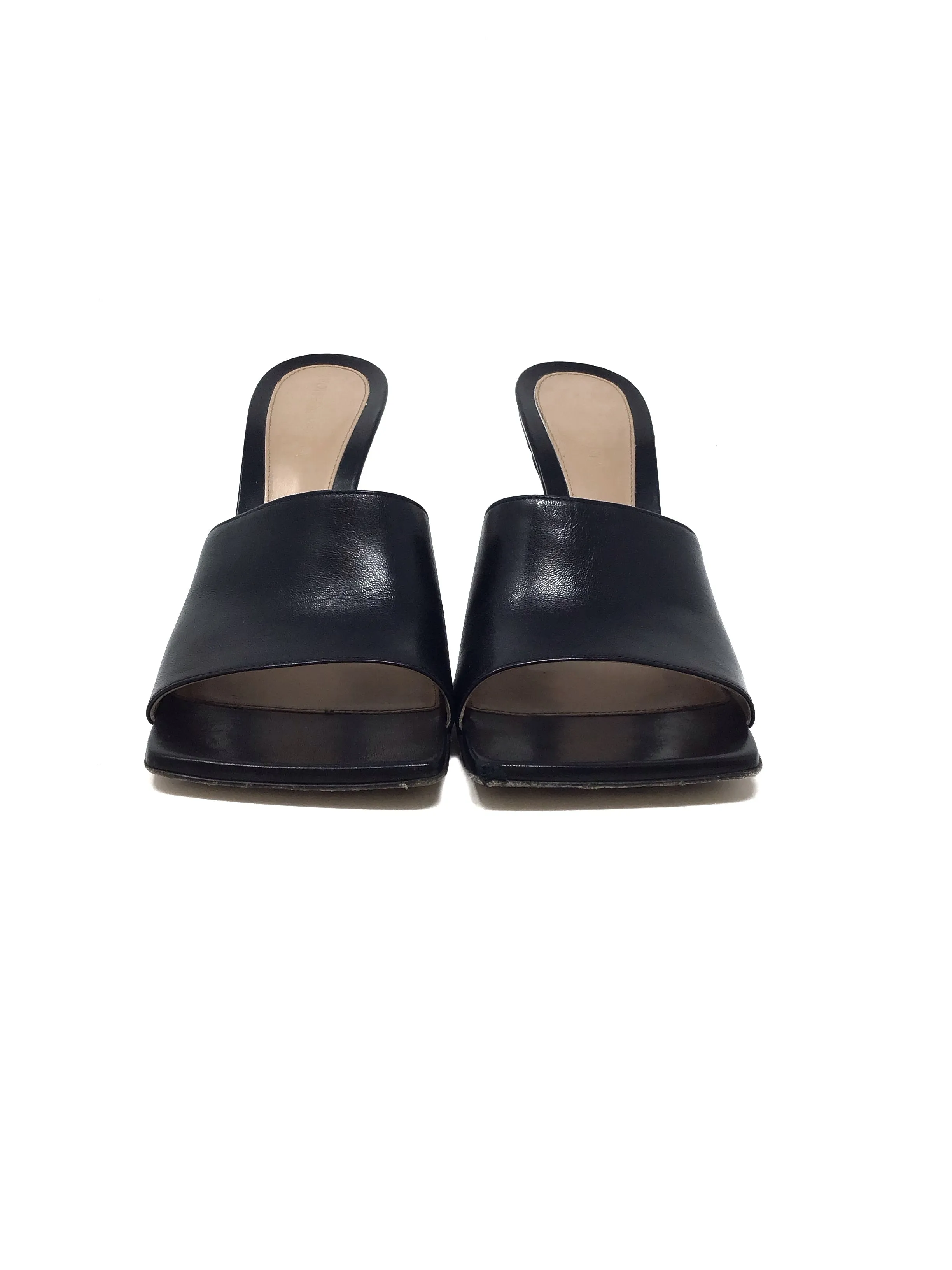 Bottega Veneta 'Stretch' Leather Square Toe Mule