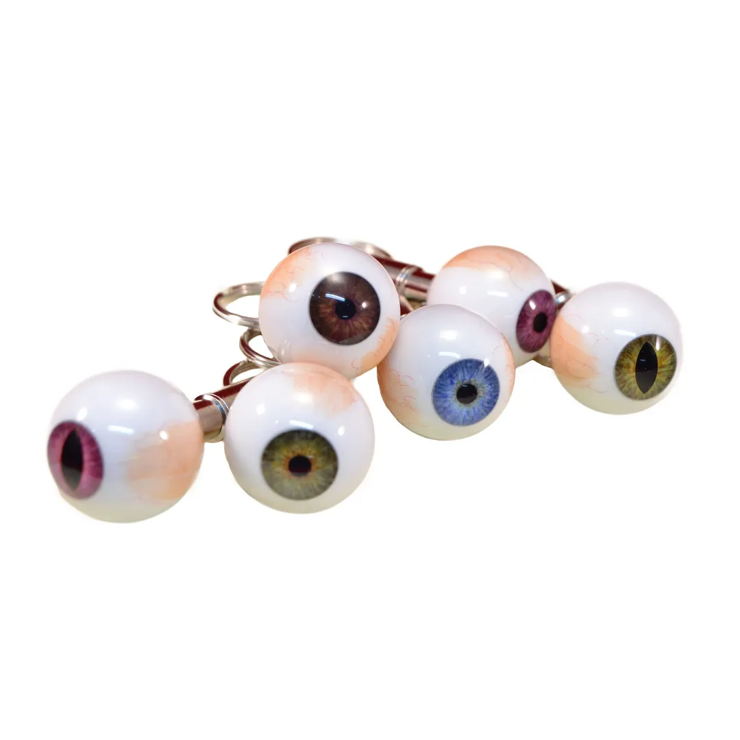 Brown Eyeball Keychain