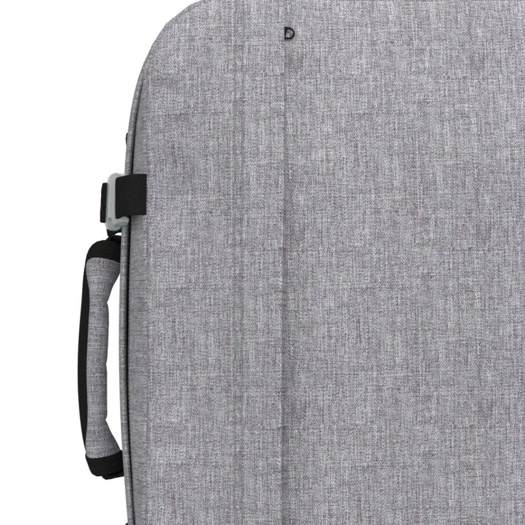 CabinZero Classic 44L Lightweight Carry On Backpack - Ice Grey