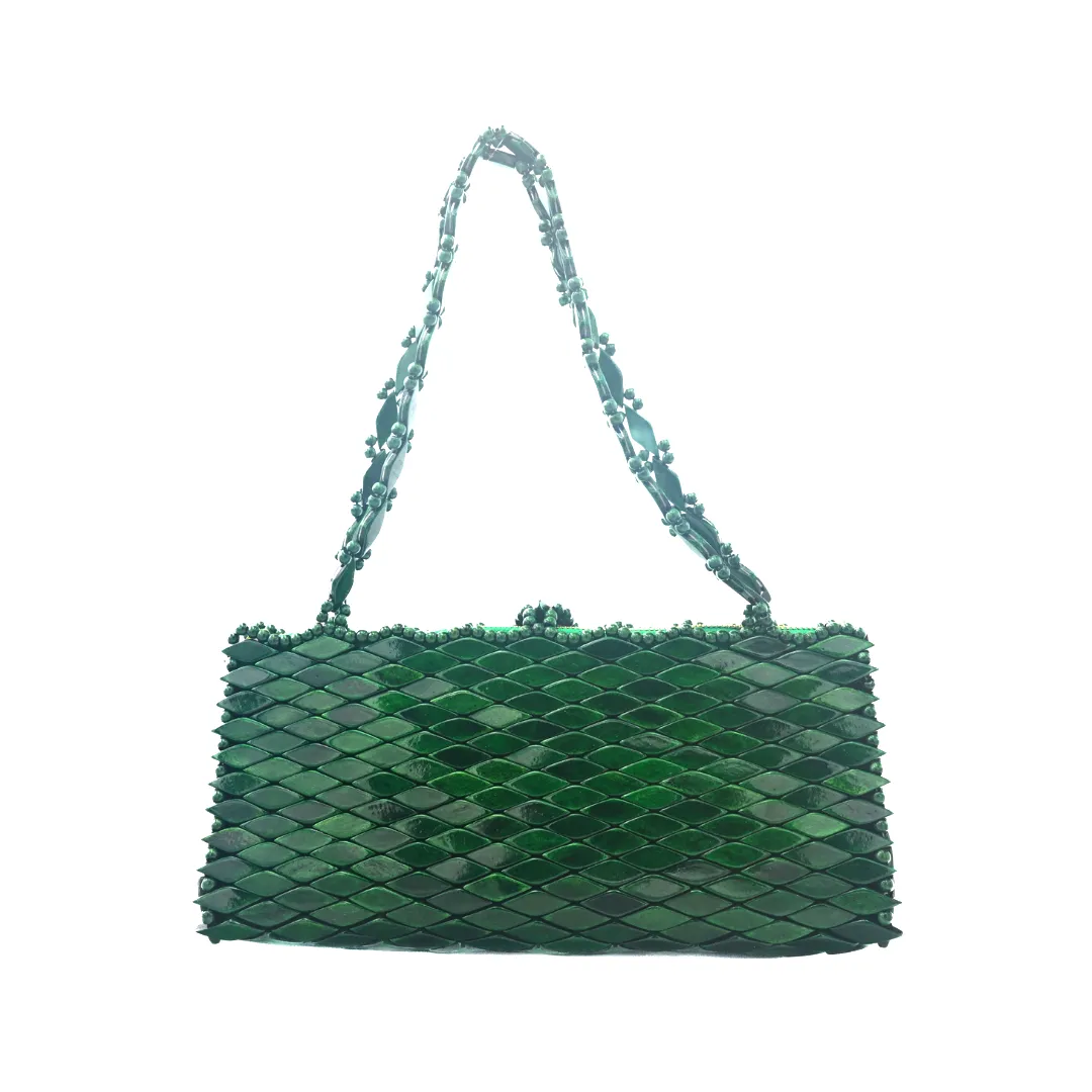 Capri Shoulder Bag - Emerald Green