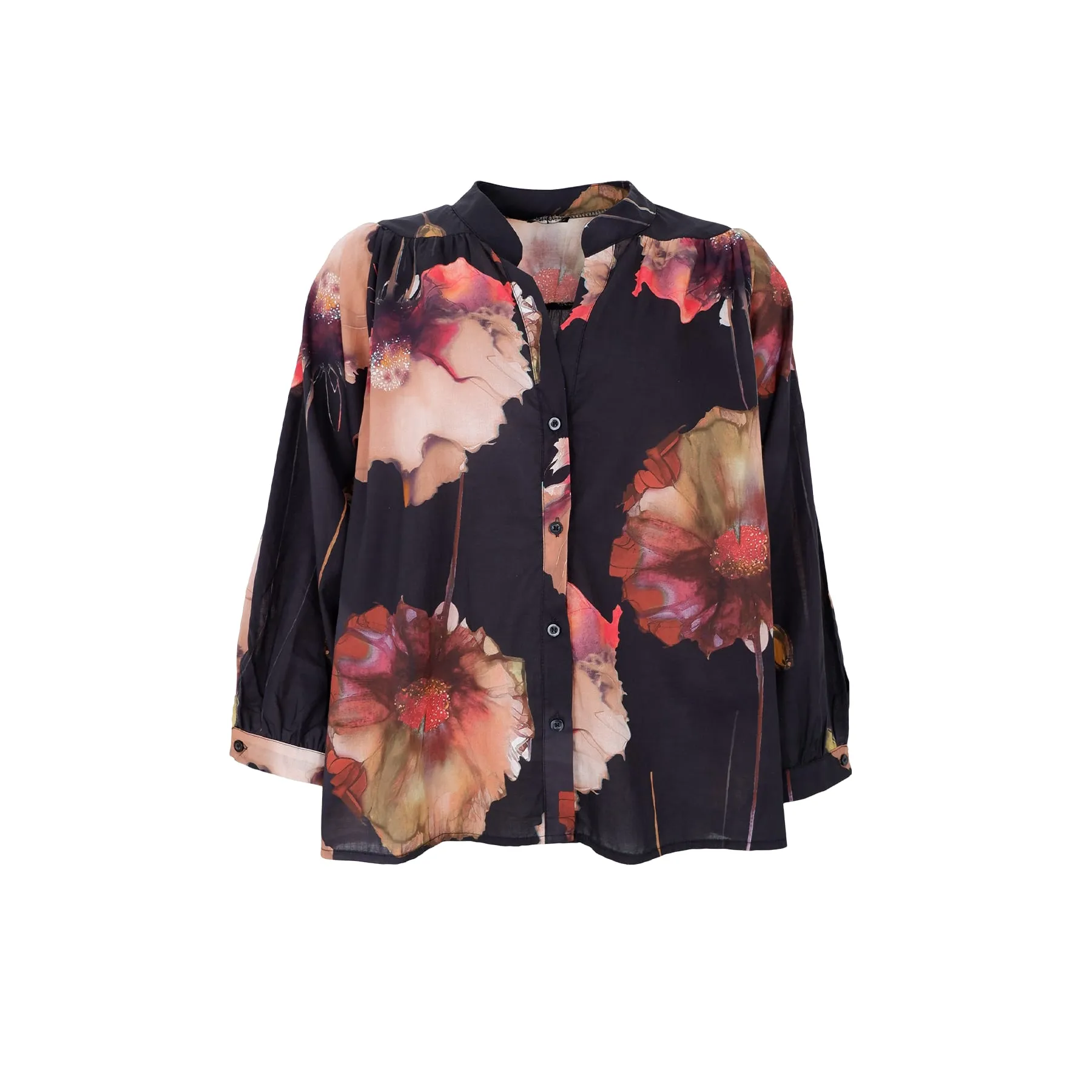 Celine Watercolour Floral Blouse