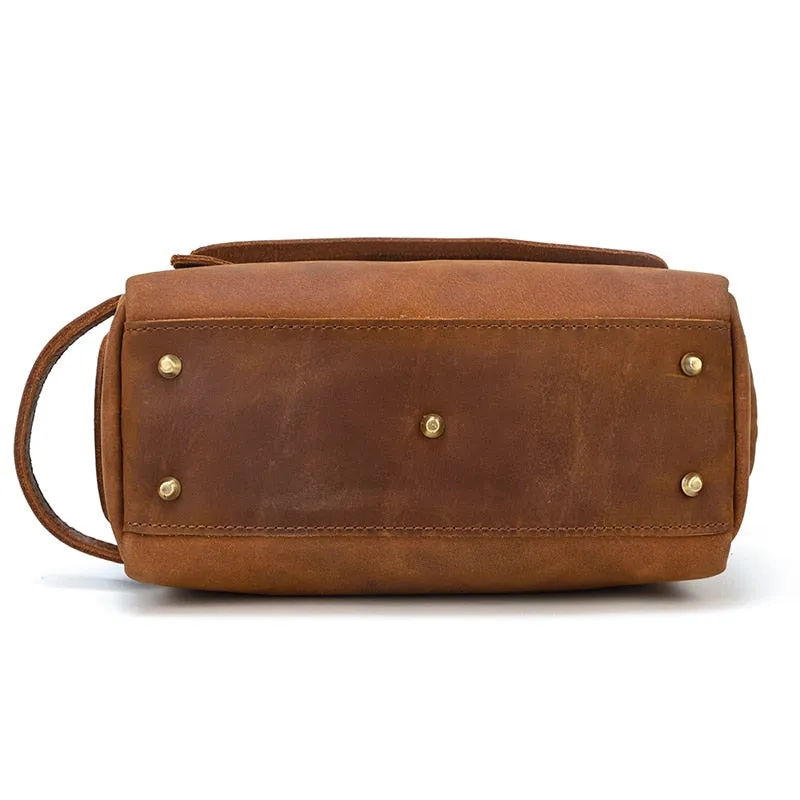 Dado Leather Dopp Kit | Handmade Leather Toiletry Bag