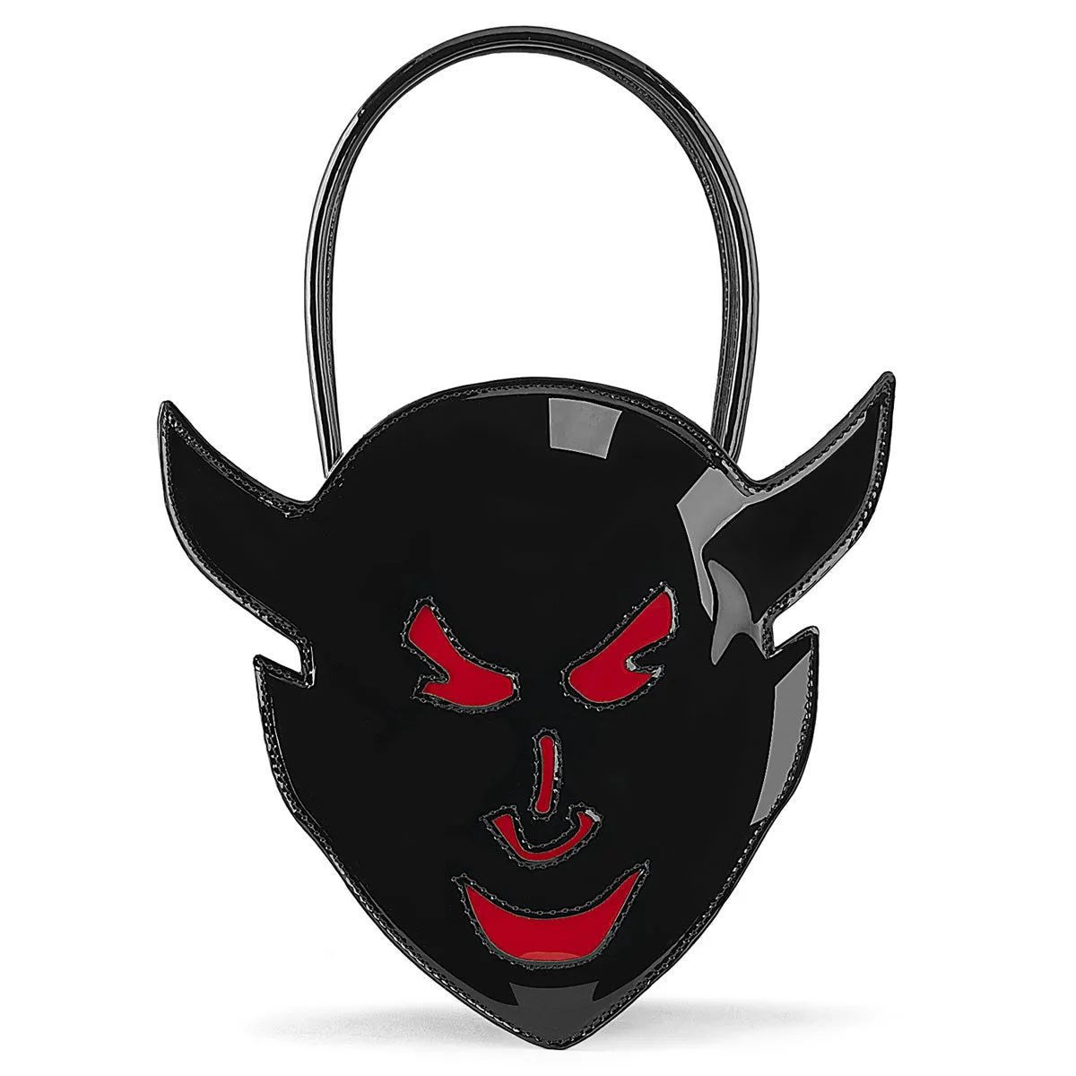 Demonia's Blk-Red Patent bag