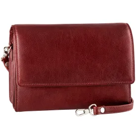 Derek Alexander Leather Ladies' BRISTOL -Organizer Clutch/Cross-Body