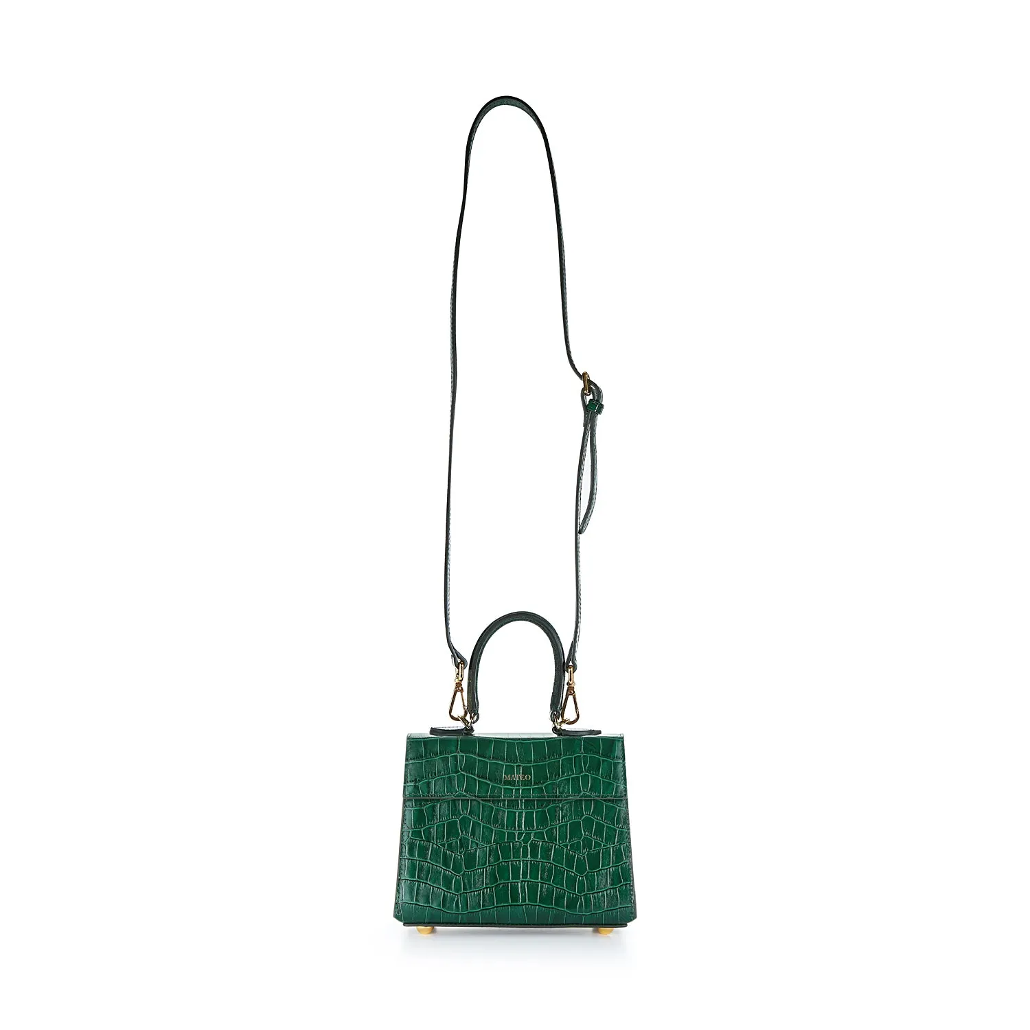 Emerald Croc Elizabeth Bag