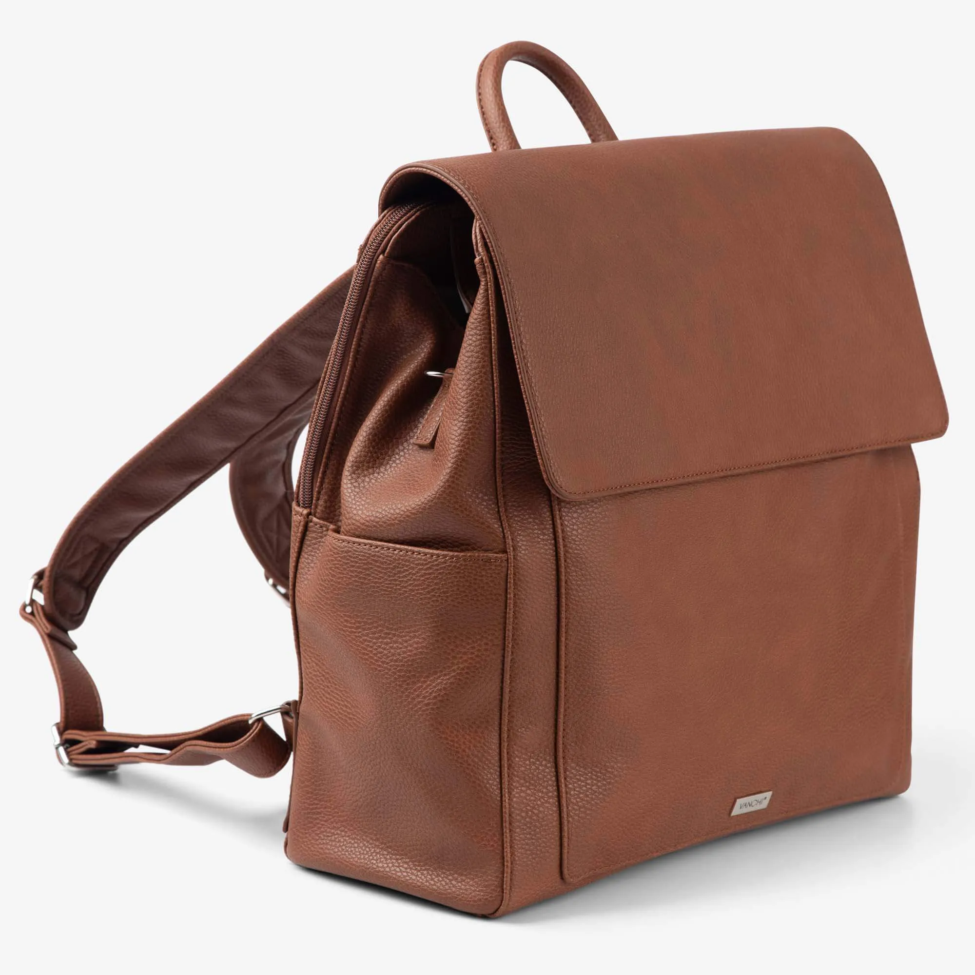 Emmy Backpack (Vegan) Pebbled Tan