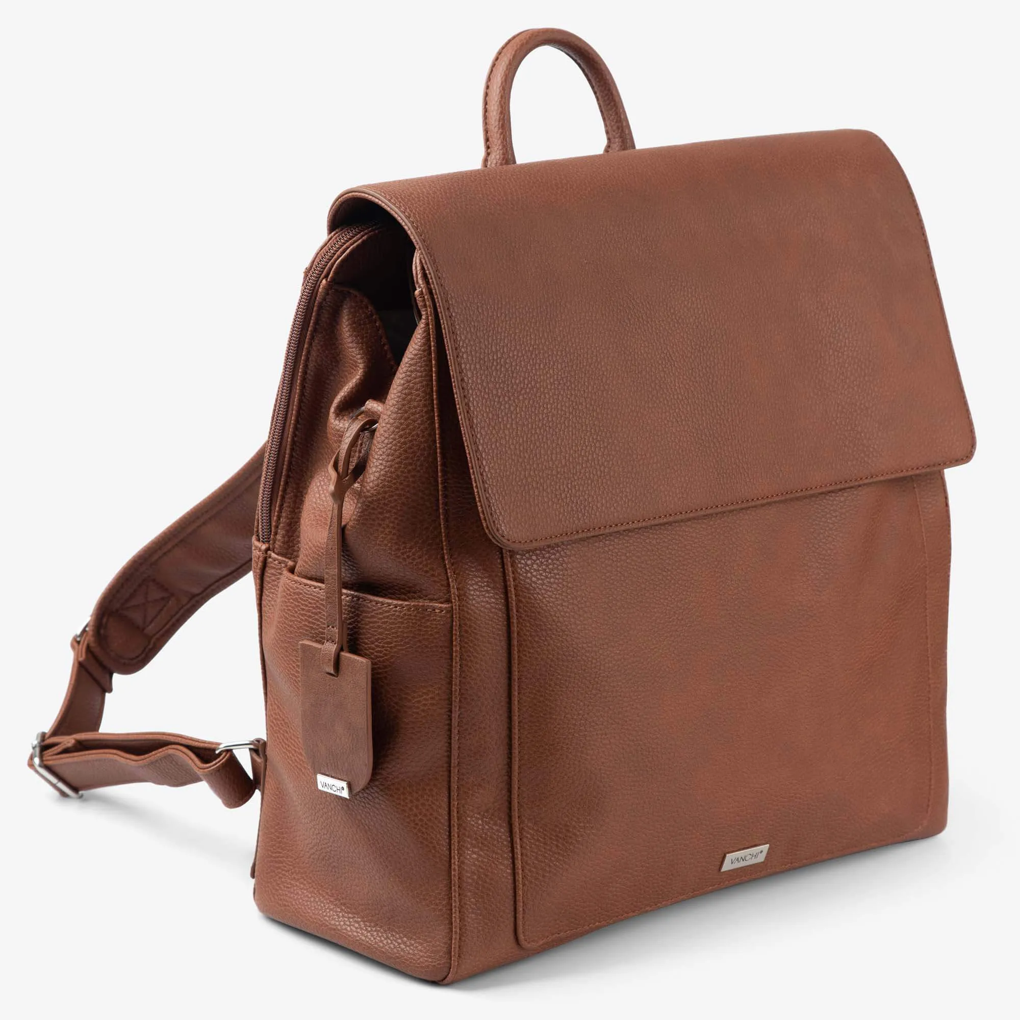 Emmy Backpack (Vegan) Pebbled Tan