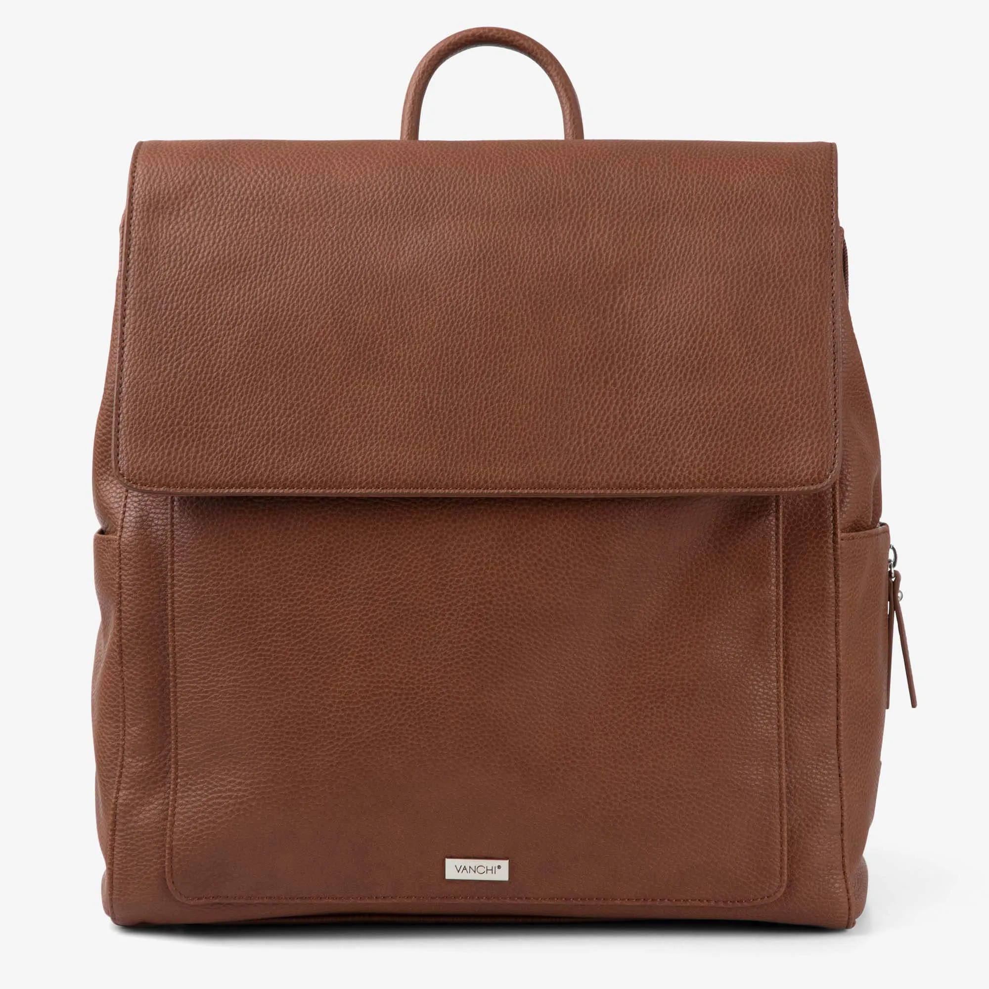 Emmy Backpack (Vegan) Pebbled Tan