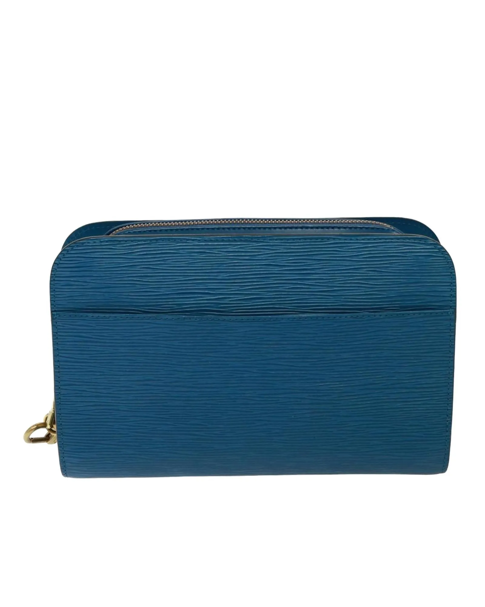 Epi Leather Clutch Bag with Dust Bag and Item Box