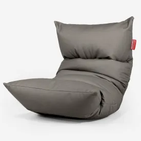 Eva Lounger Bean Bag - Vegan Leather Grey