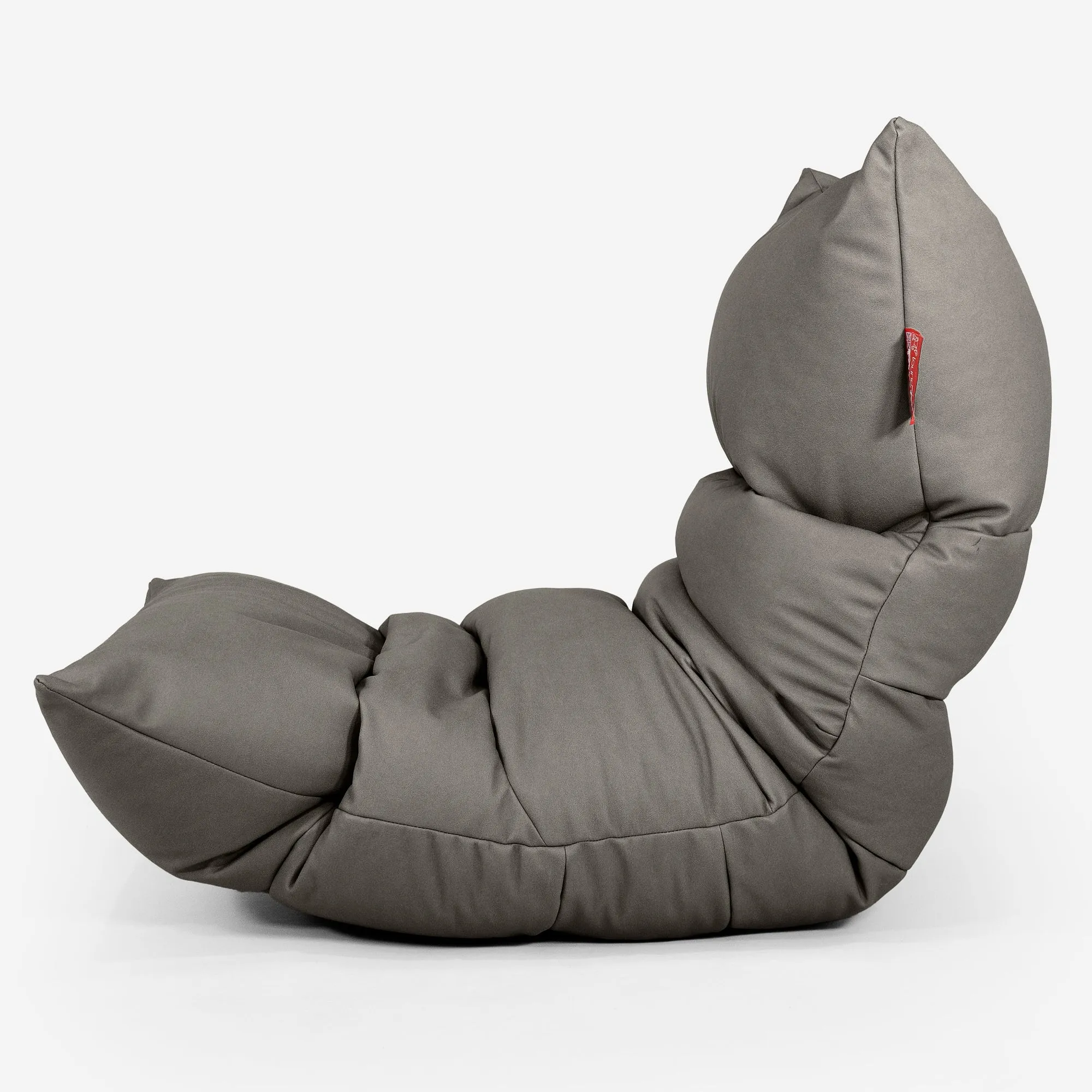 Eva Lounger Bean Bag - Vegan Leather Grey