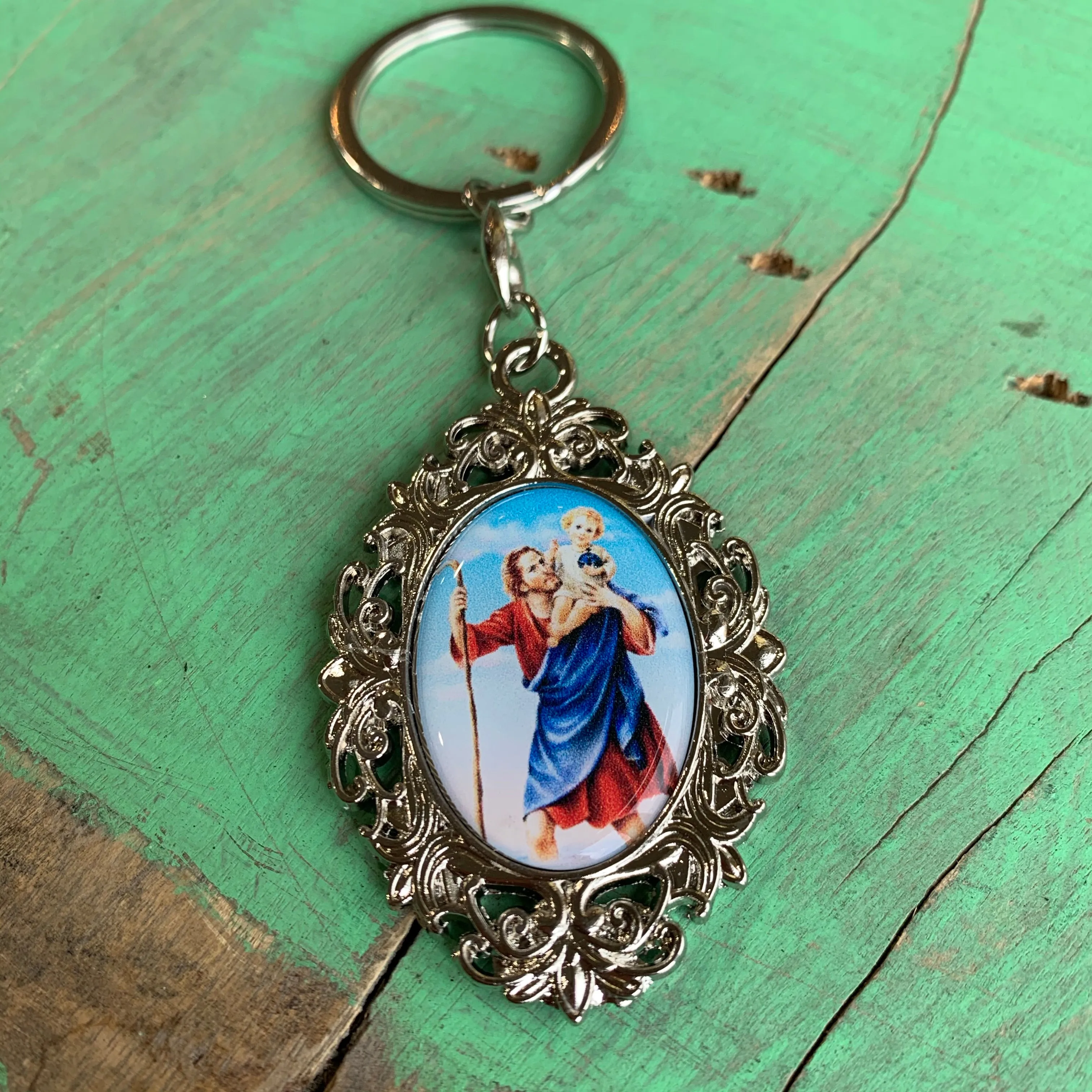 Fancy Saint Keychains