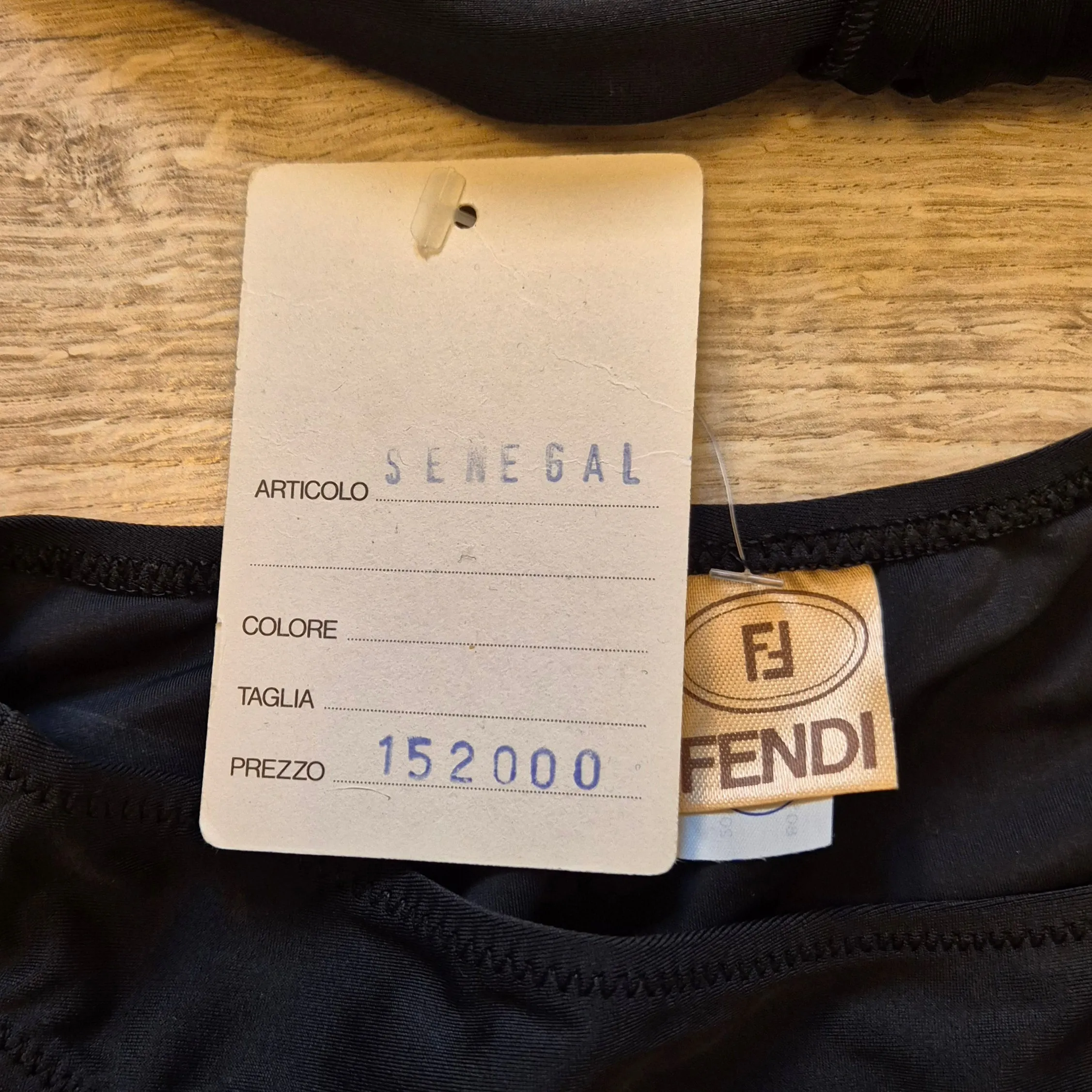 Fendi | Bikini vintage nero