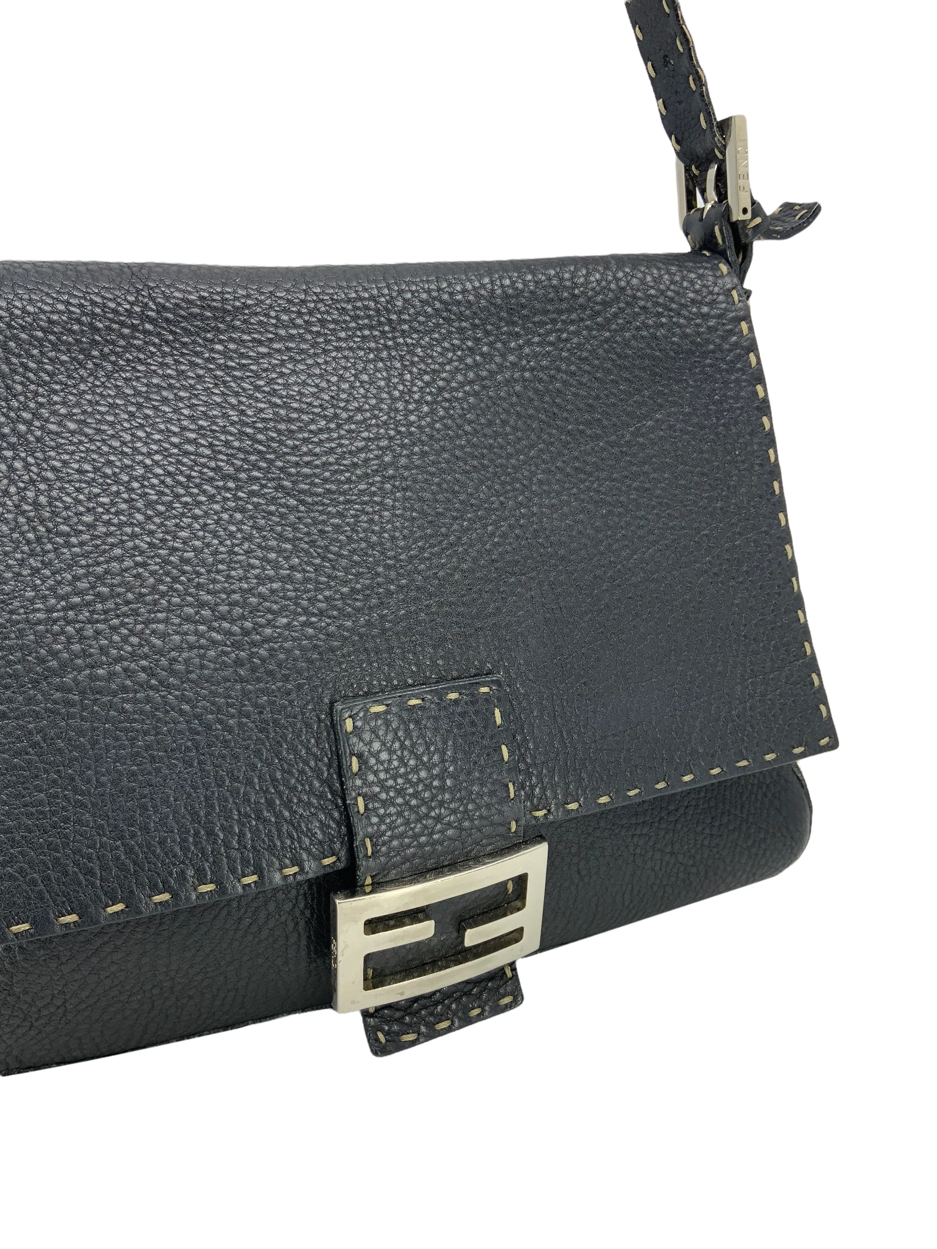 Fendi Selleria Leather Mama Baguette Bag