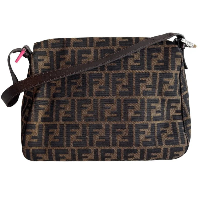 Fendi Zucca Mamma Baguette Shoulder Bag