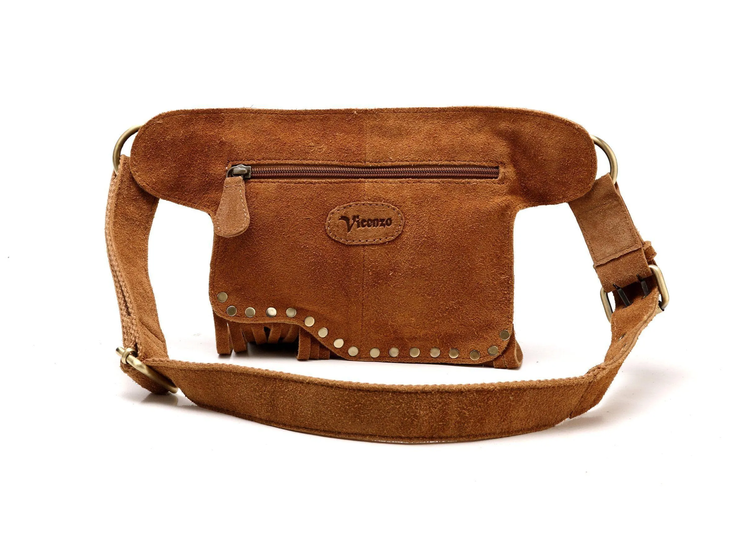 Floretta Suede Leather Fringe Waistpack