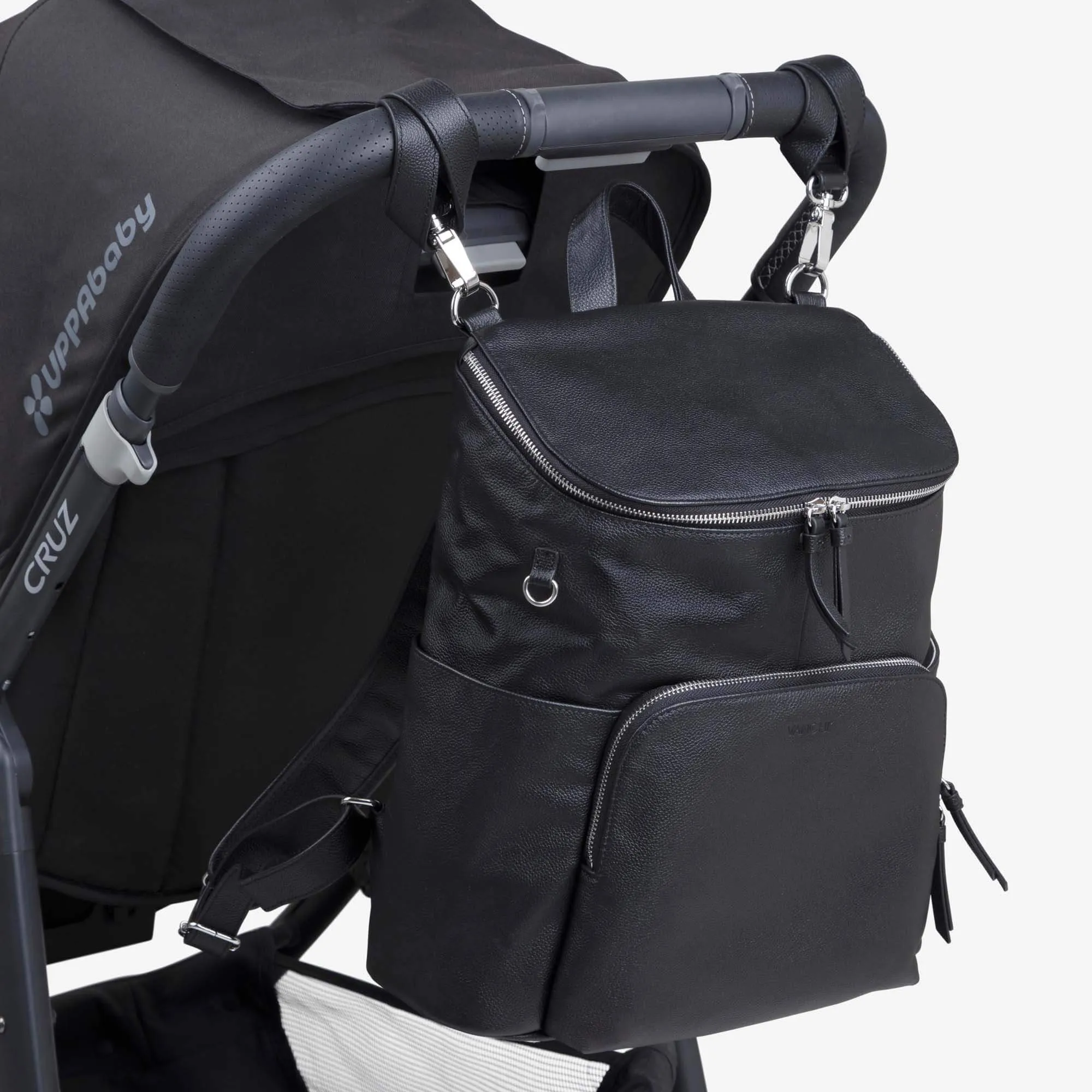 Frankie Everyday Backpack (Leather) Black