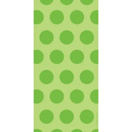 Fresh Lime Dots Cellophane Bags | 20 ct