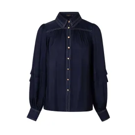 GDS Celine Blouse | Navy