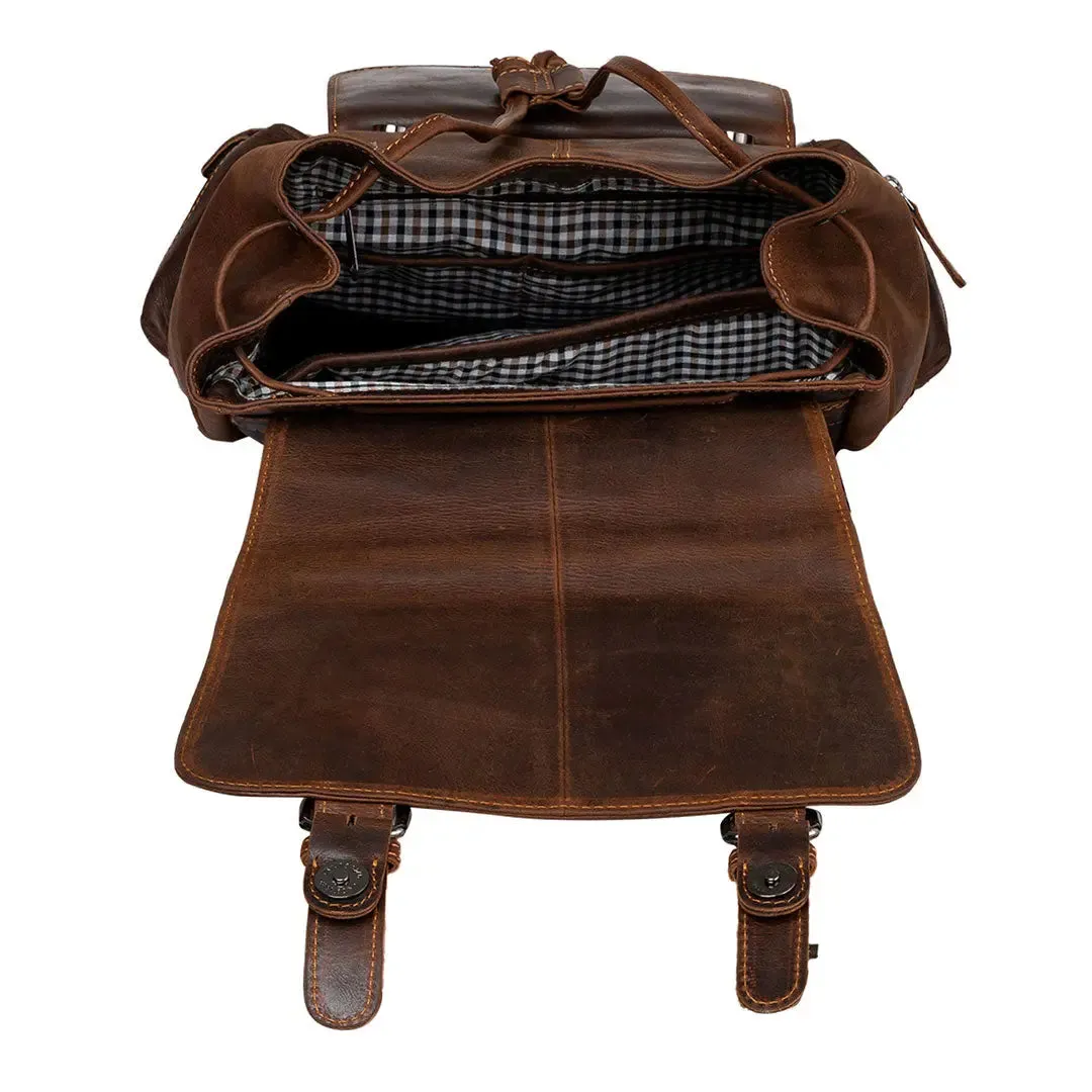 Greenwood Edmonton Leather Backpack