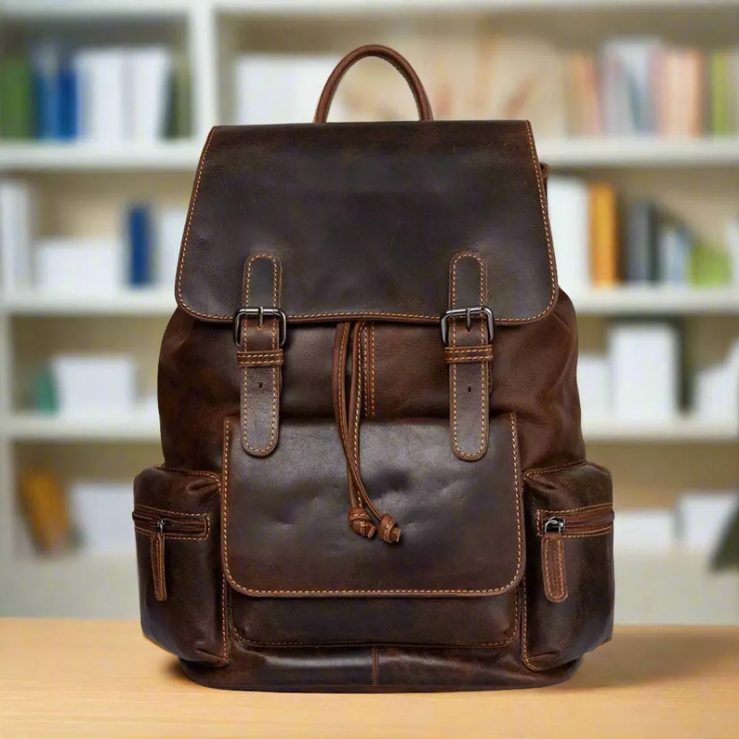 Greenwood Edmonton Leather Backpack