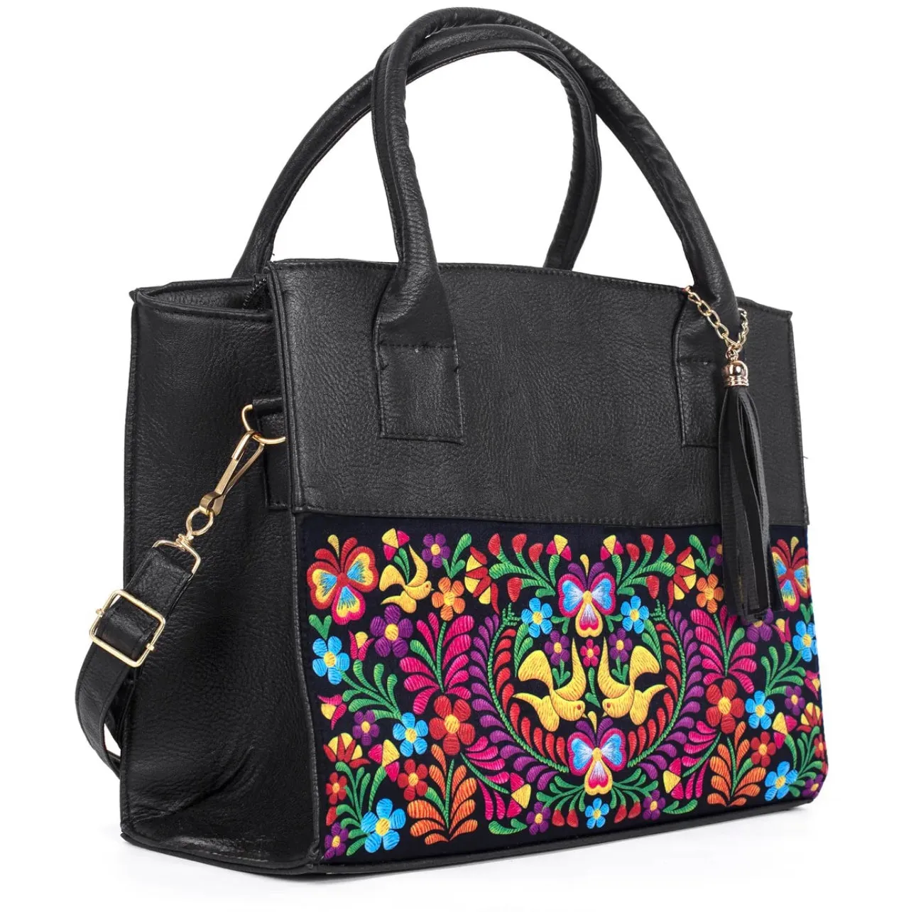 Guelaguetza Black Handbag