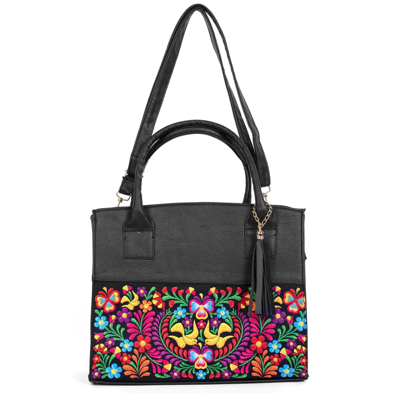 Guelaguetza Black Handbag