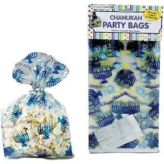 Hanukkah Cellophane Party Bags