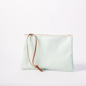 Harpers Italian Leather Pouchette in Soft Gelato Green