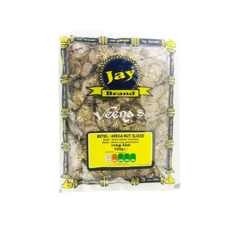 Jay Brand Betel Nut Sliced 100g