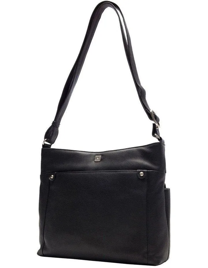 Joan Weisz Black Large 3 Pocket Sling black