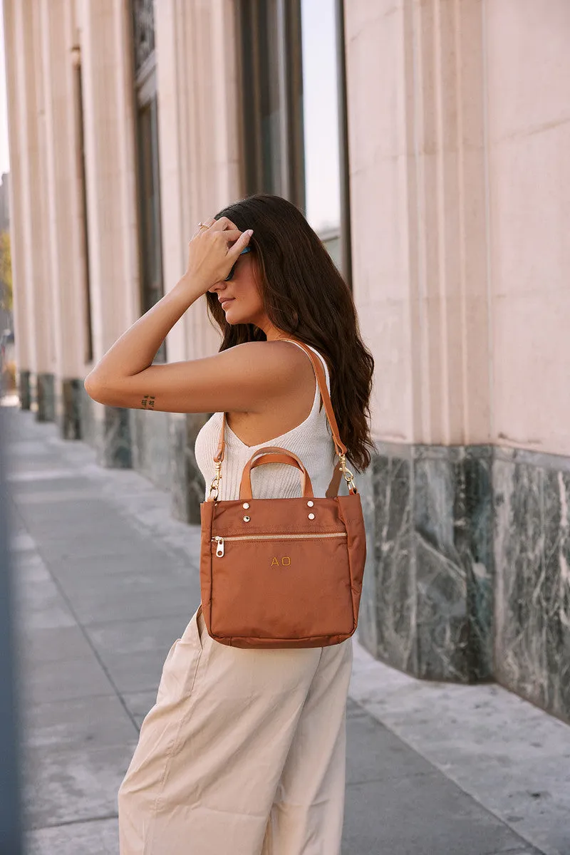 Joey Canvas Tote - Cognac (Ships in 1-2 Weeks)