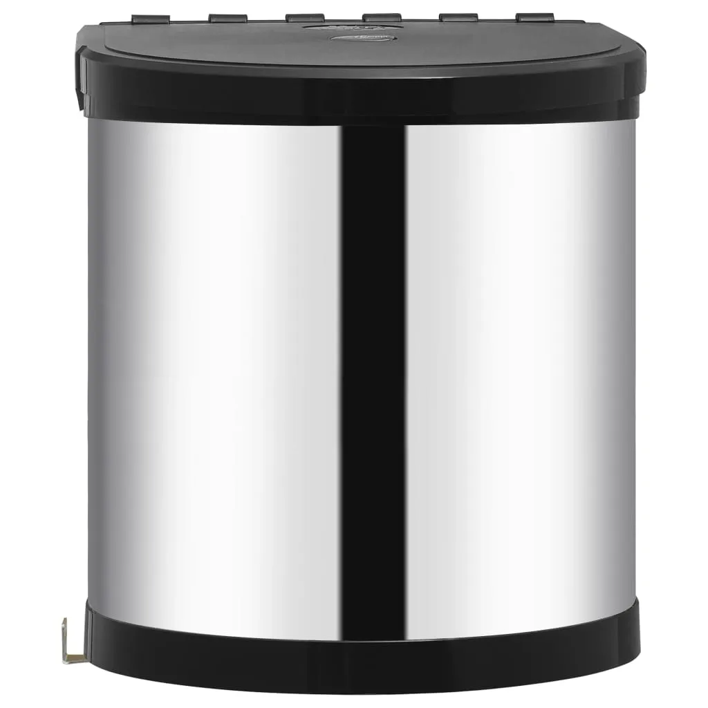 Kitchen Built-in Dust Bin Stainless Steel 12 L