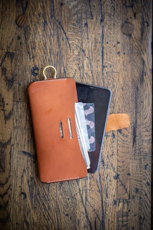 Leather EDC iPhone Wallet