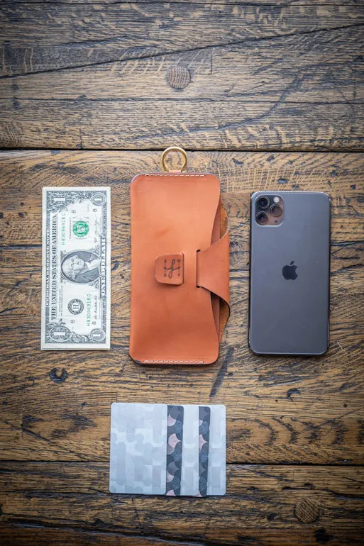 Leather EDC iPhone Wallet