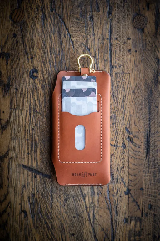 Leather EDC iPhone Wallet